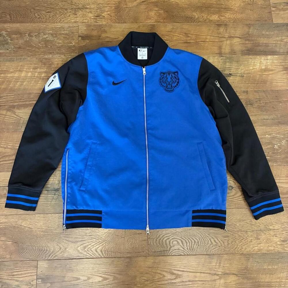 ike Detroit Tigers City Connect Fleece Lined bomber jacket